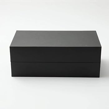GRAFF ギフトボックス 黒 レザー風 Amazon | ギフトボックス 黒 紙箱 貼り箱 ブラック 内寸340×190